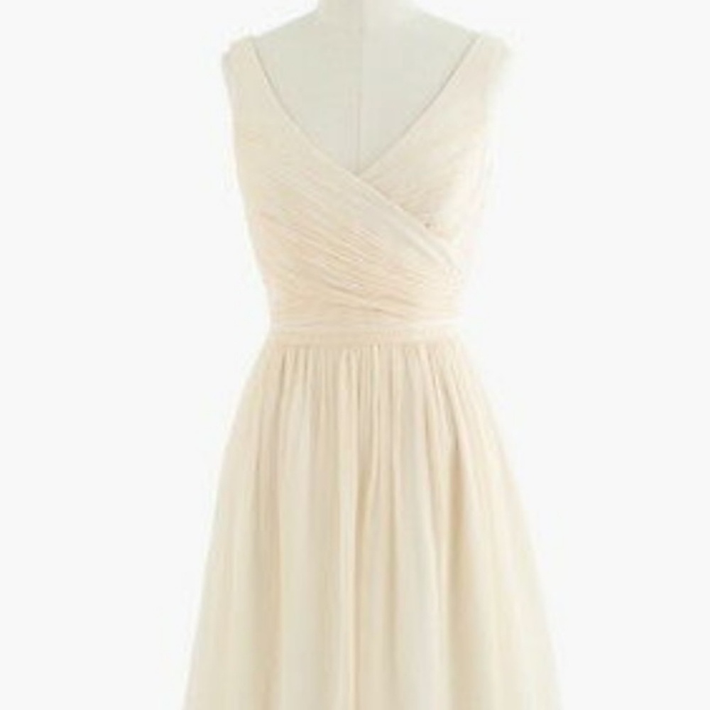J Crew Heidi silk chiffon cocktail dress